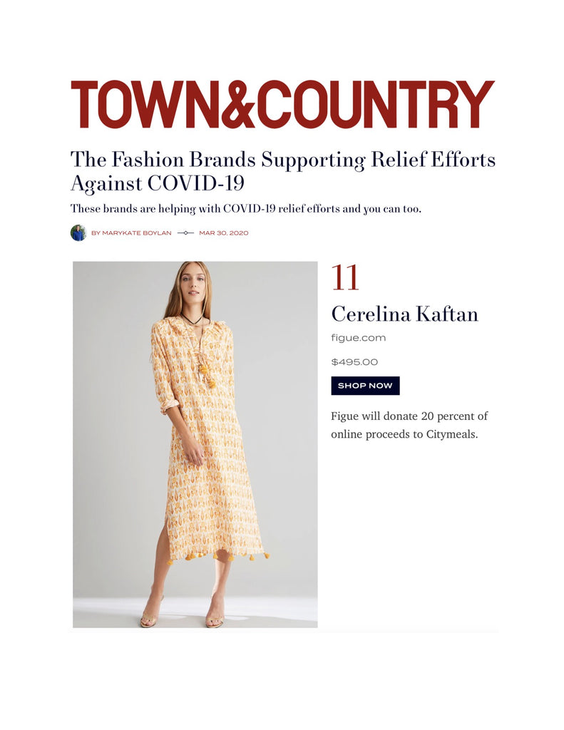 The Fashion Brand Supporting Relief Efforts Against COVID-19